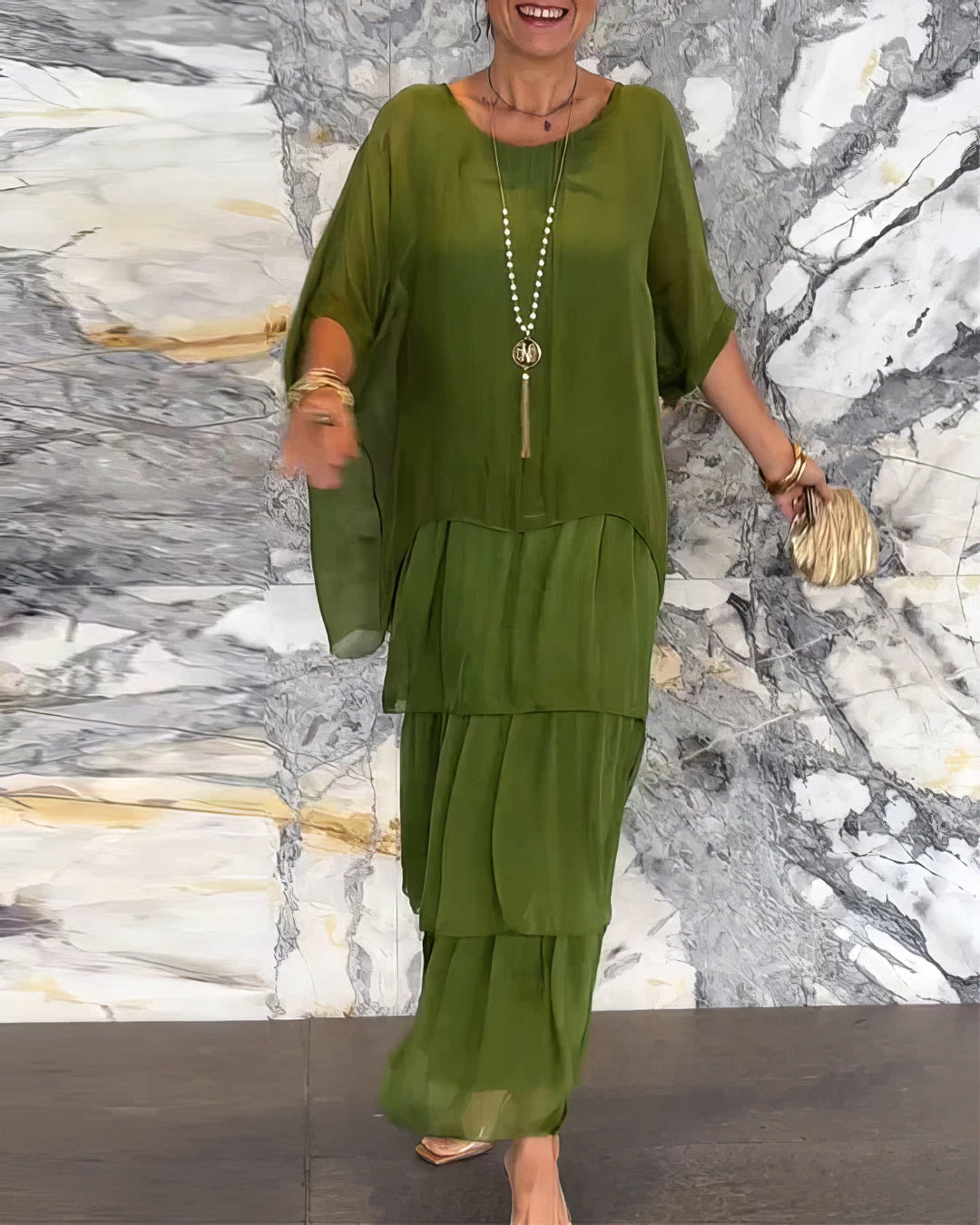 Caroline™ | Elegant Maxi Dress for Women 2