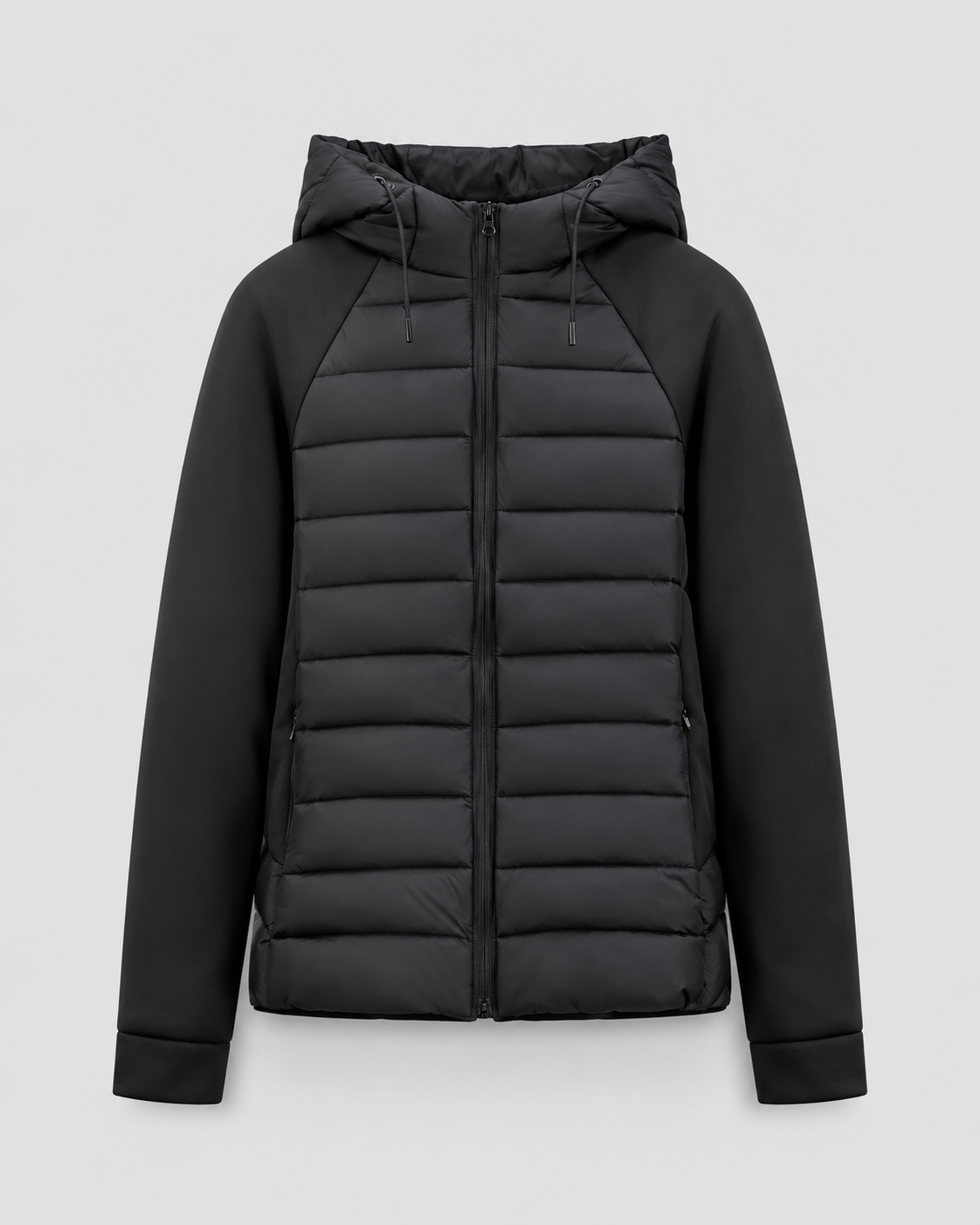 Hermina | Hooded Quilted Puffer Jacket with Zip Front for Women