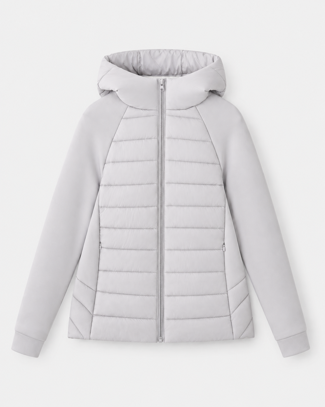 Hermina | Hooded Quilted Puffer Jacket with Zip Front for Women
