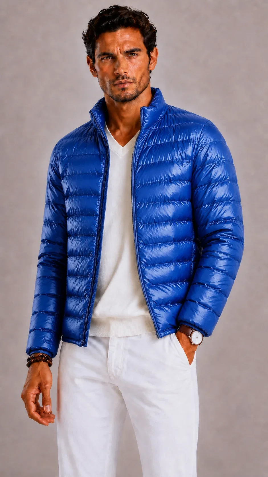 Aaron | Quilted Hooded Puffer Jacket for Men
