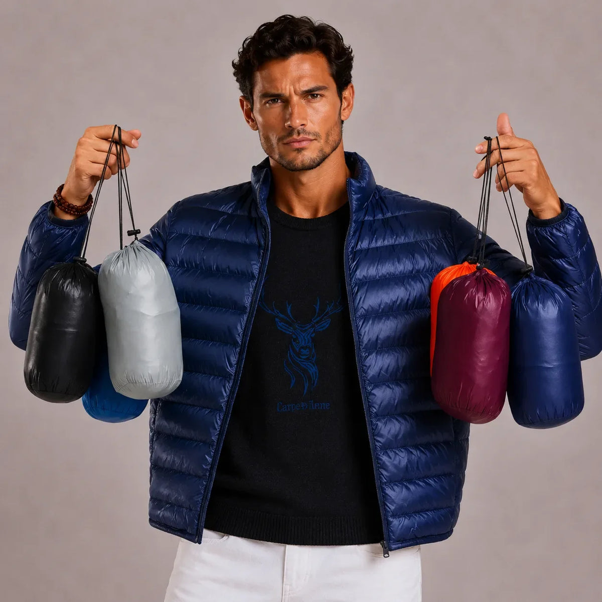 Aaron | Quilted Hooded Puffer Jacket for Men