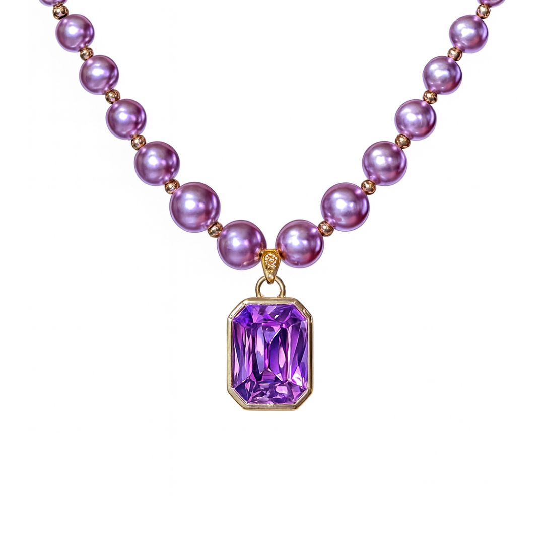 Clémence™ | Sparkling Pearl Necklace 1