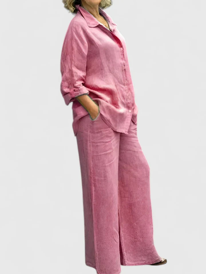 Danilyn | Women's Two Piece Set Relaxed-Fit Loungewear