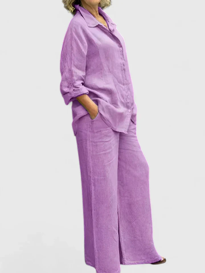 Danilyn | Women's Two Piece Set Relaxed-Fit Loungewear