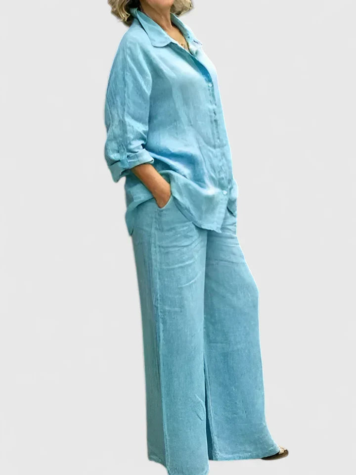 Danilyn | Women's Two Piece Set Relaxed-Fit Loungewear
