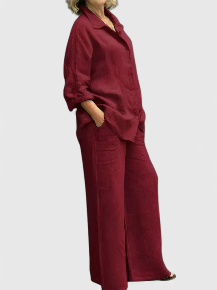 Danilyn | Women's Two Piece Set Relaxed-Fit Loungewear