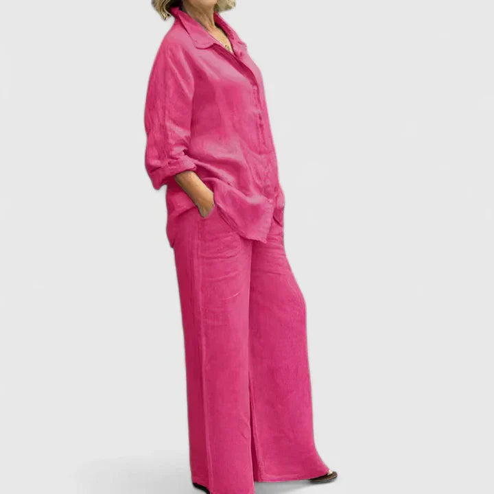 Danilyn | Women's Two Piece Set Relaxed-Fit Loungewear