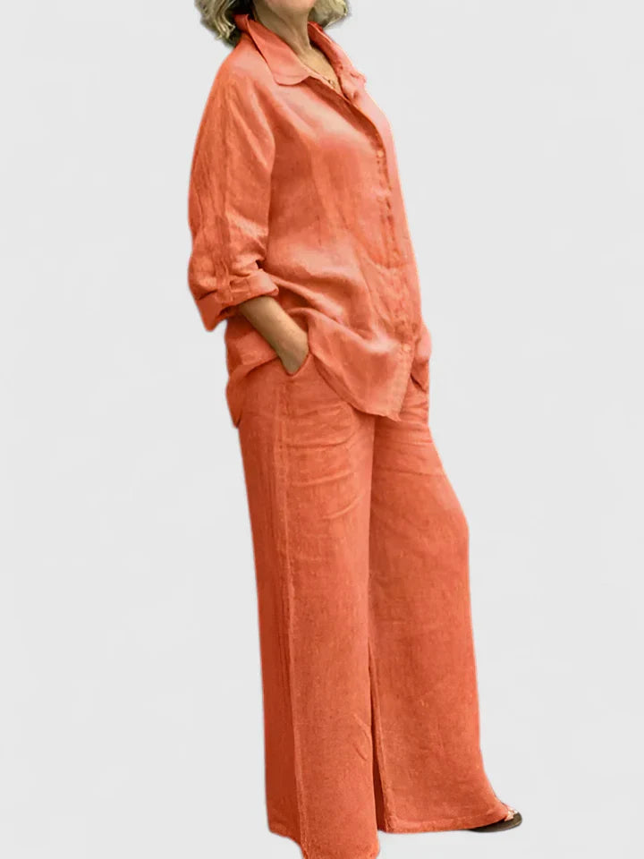 Danilyn | Women's Two Piece Set Relaxed-Fit Loungewear