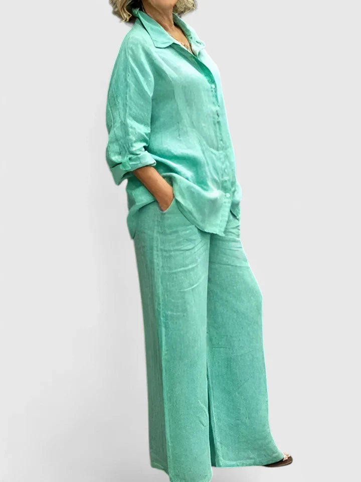 Danilyn | Women's Two Piece Set Relaxed-Fit Loungewear