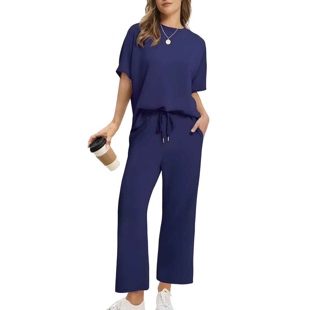Amirah | Women's Lounge Set with Pockets, Relaxed-Fit