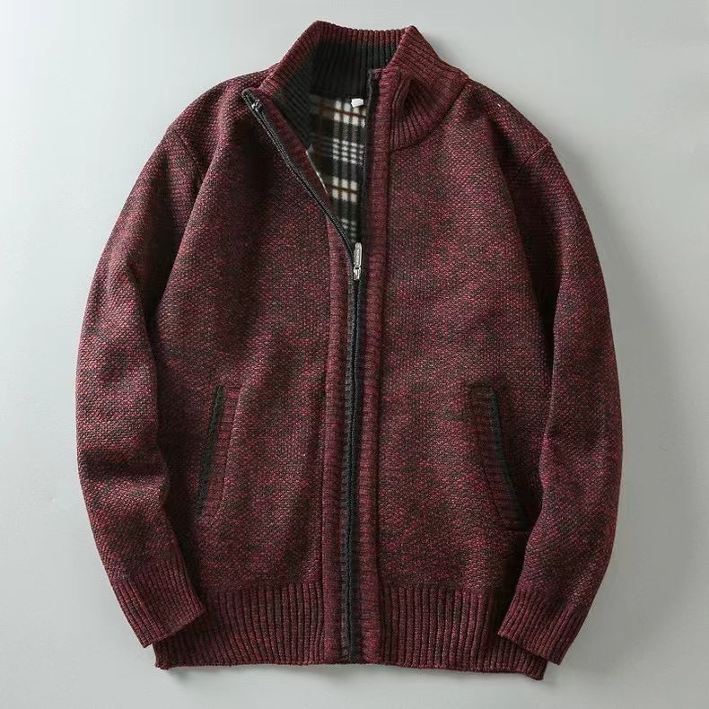 Liam | Quilted Zip-Front Cardigan Vest for Men