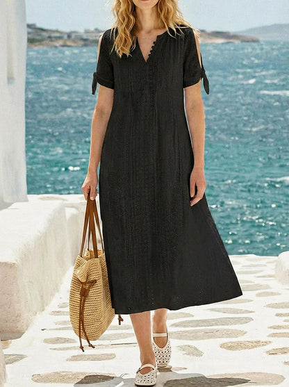 Elowyn | Elegant Midi Dress for Women, Perfect for Wedding Guests and Summer Events 1