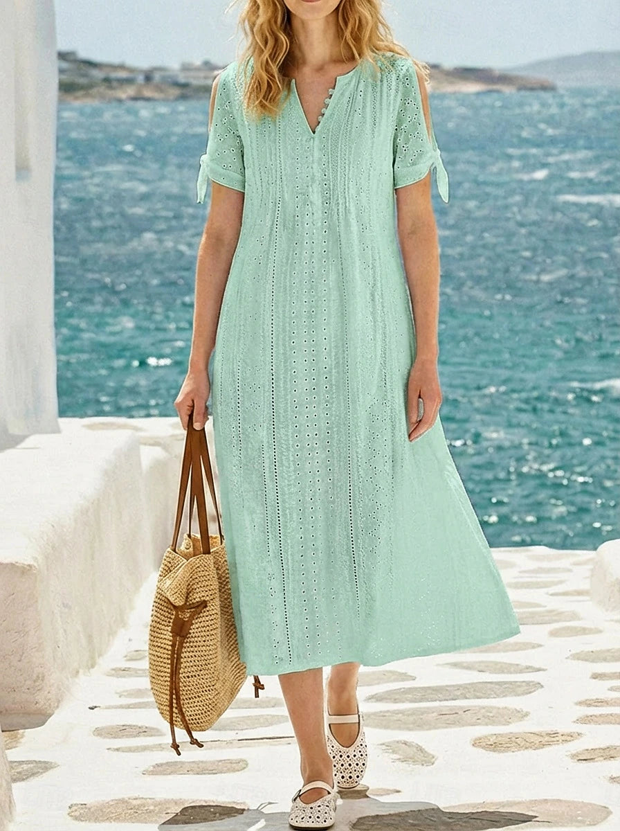 Elowyn | Elegant Midi Dress for Women, Perfect for Wedding Guests and Summer Events 3
