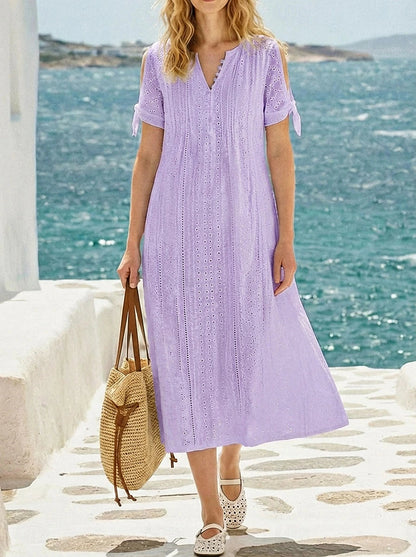 Elowyn | Elegant Midi Dress for Women, Perfect for Wedding Guests and Summer Events 5