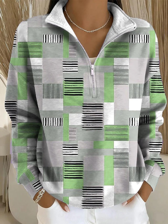 Elora | Women's Cozy Sweatshirt Crew Neck Pullover Casual