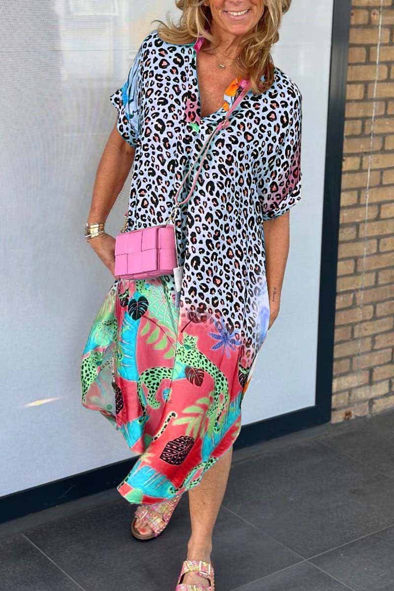 Eri™ | Relaxed Leopard Print Dress 3