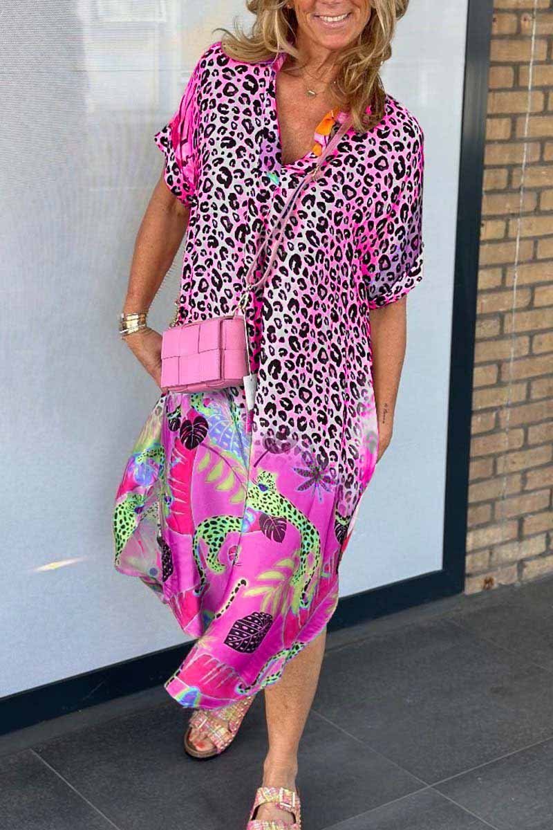 Eri™ | Relaxed Leopard Print Dress 5
