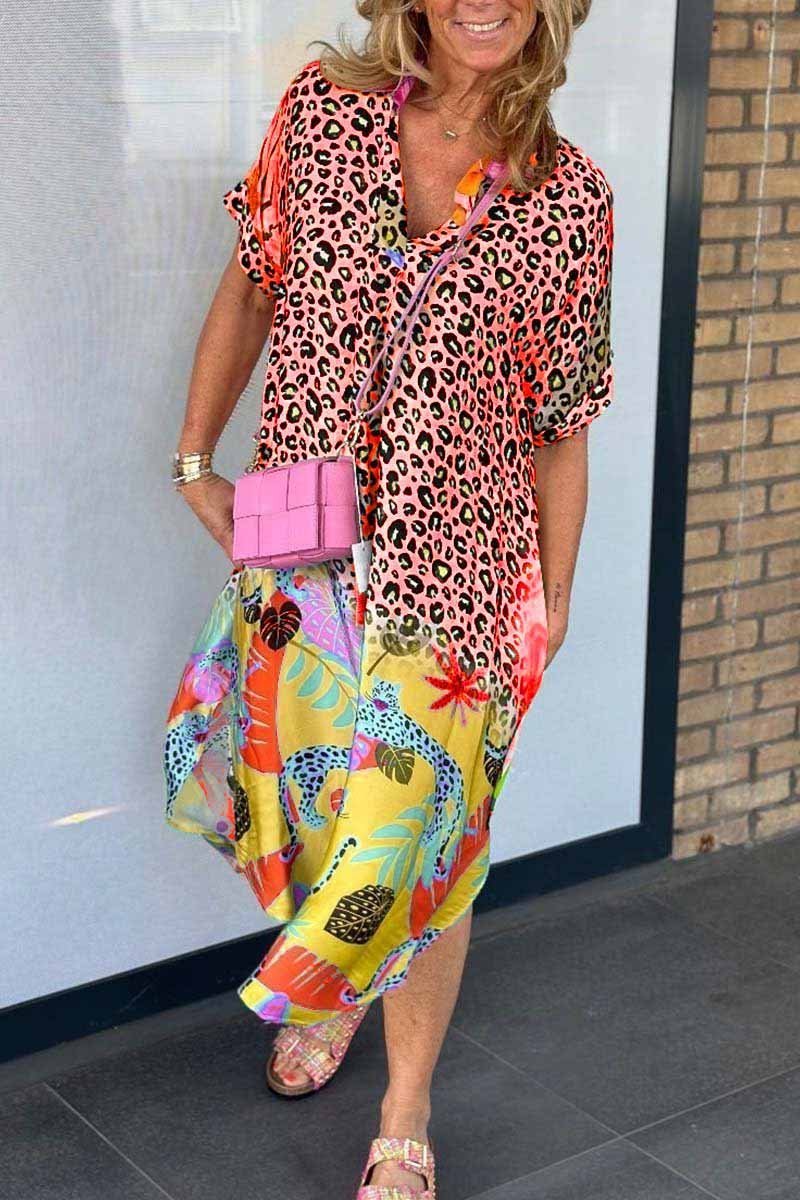Eri™ | Relaxed Leopard Print Dress 6