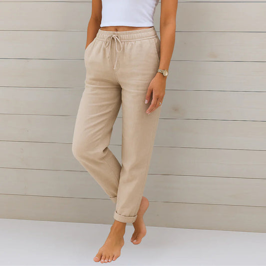 Estelle™ | Elegant Linen Pants for Women 0