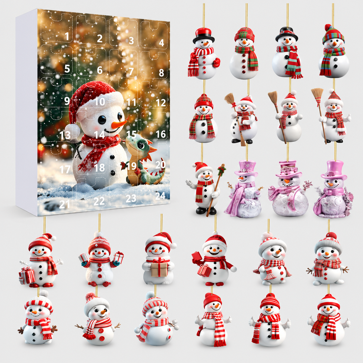 Sofira | Snowman Ornament Advent Calendar Christmas Gift
