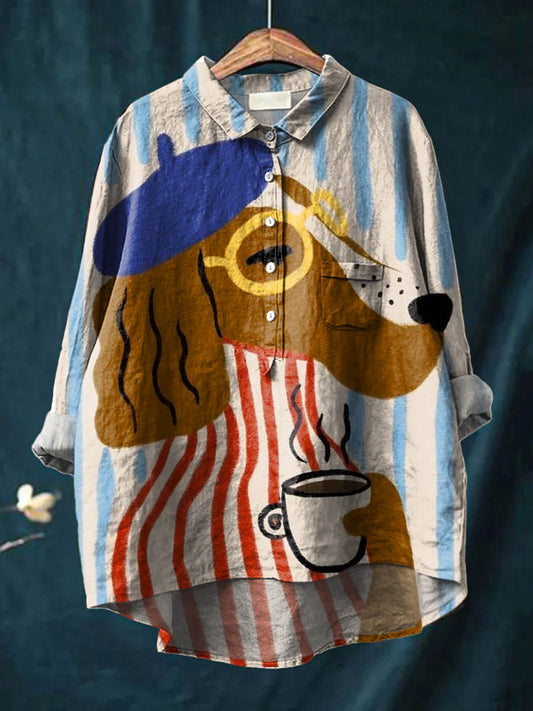 Flora - Parisian Pup Shirt