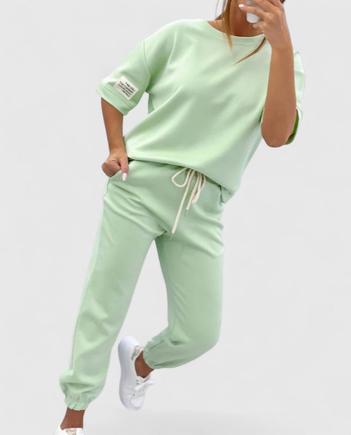 Gloria | Women's Two Piece Set Relaxed-Fit Loungewear