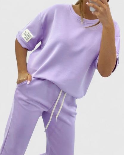 Gloria | Women's Two Piece Set Relaxed-Fit Loungewear