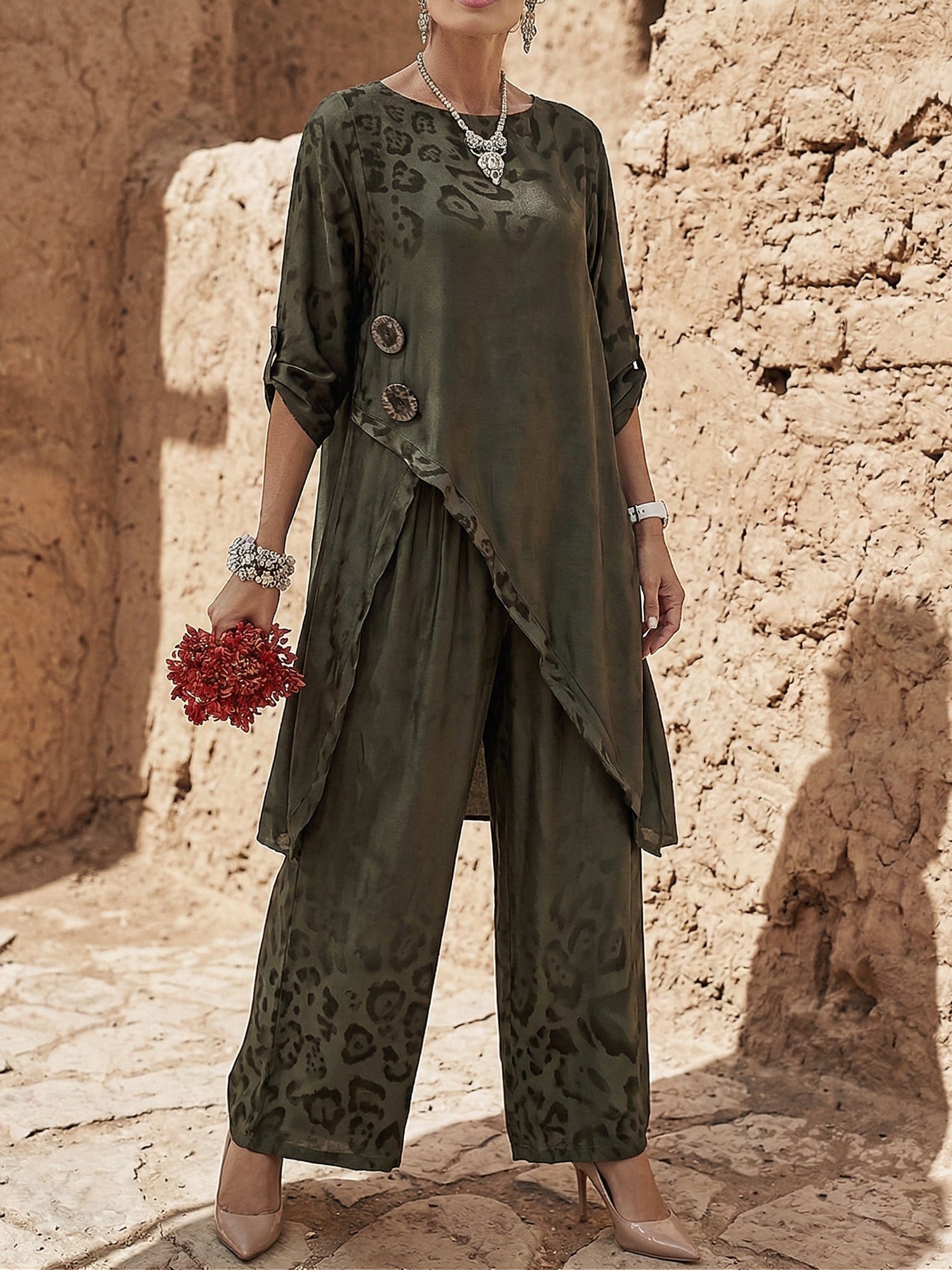 Gwynda | Women's Loungewear Two Piece Set 0