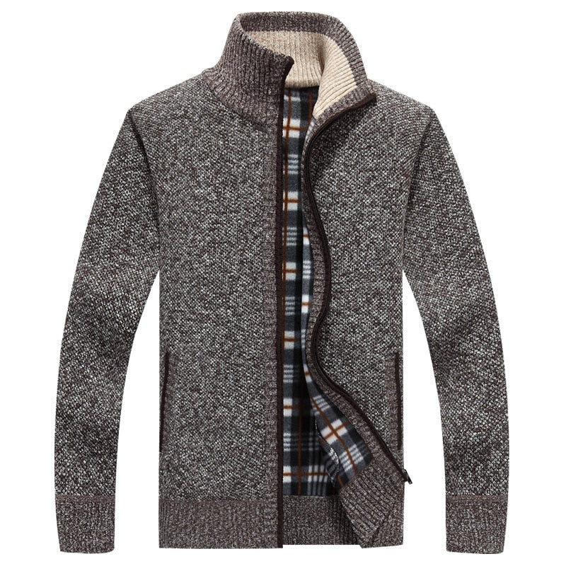 Liam | Quilted Zip-Front Cardigan Vest for Men