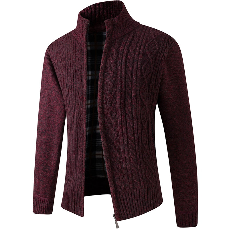 Liam | Quilted Zip-Front Cardigan Vest for Men
