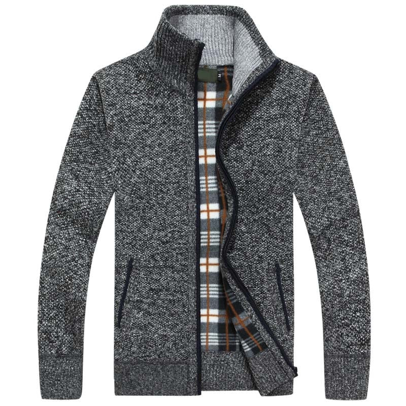 Liam | Quilted Zip-Front Cardigan Vest for Men