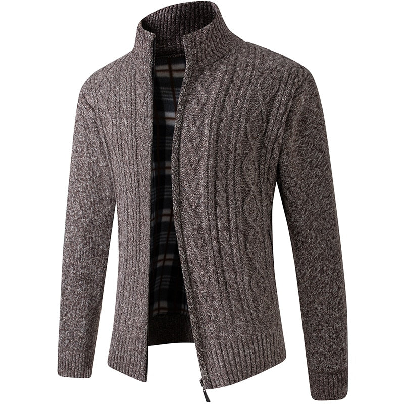 Liam | Quilted Zip-Front Cardigan Vest for Men