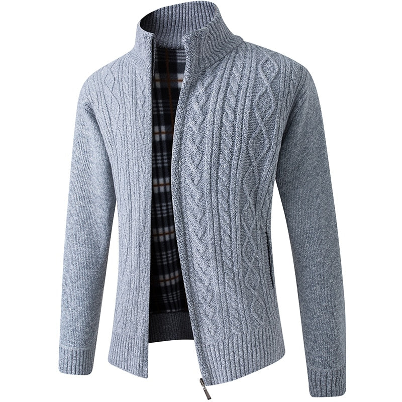Liam | Quilted Zip-Front Cardigan Vest for Men