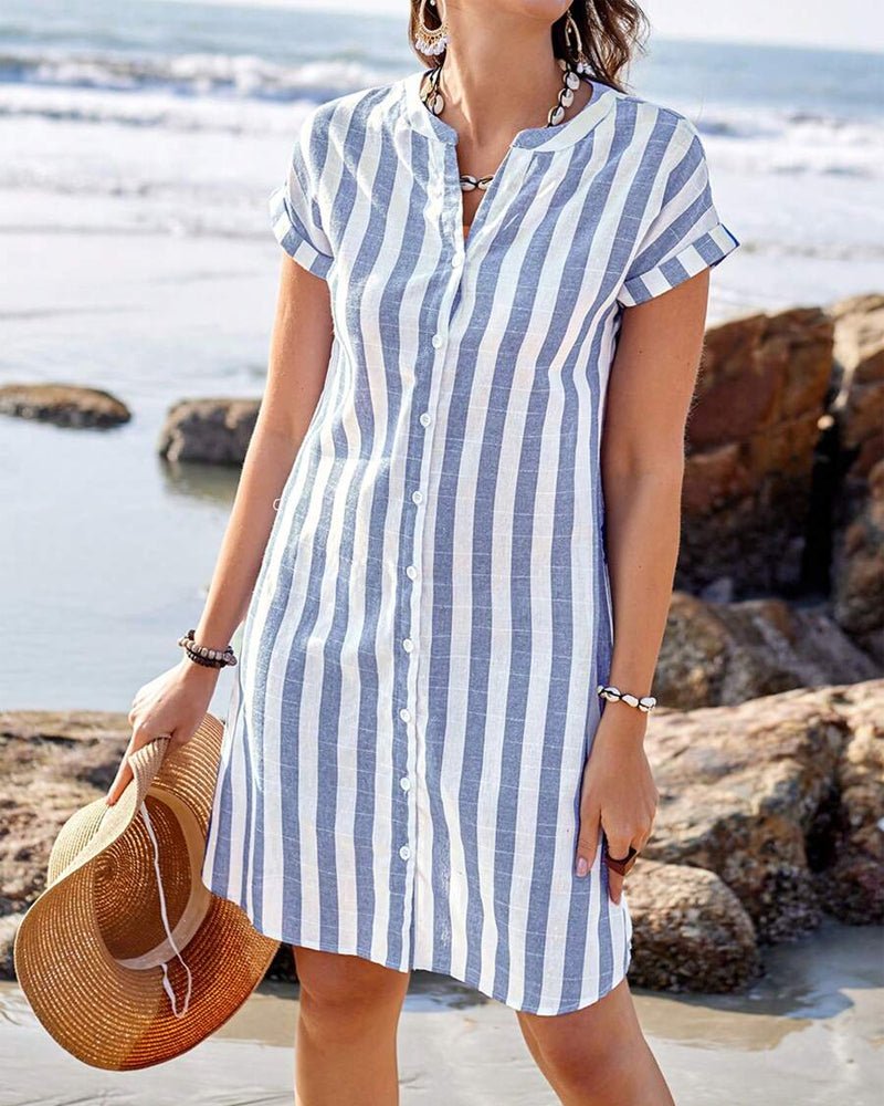 Hagar™ | Striped Shirt Dress 0