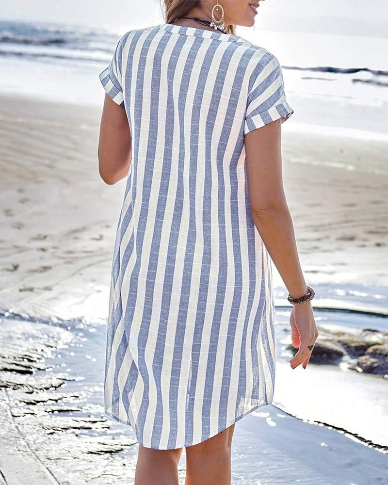 Hagar™ | Striped Shirt Dress 1