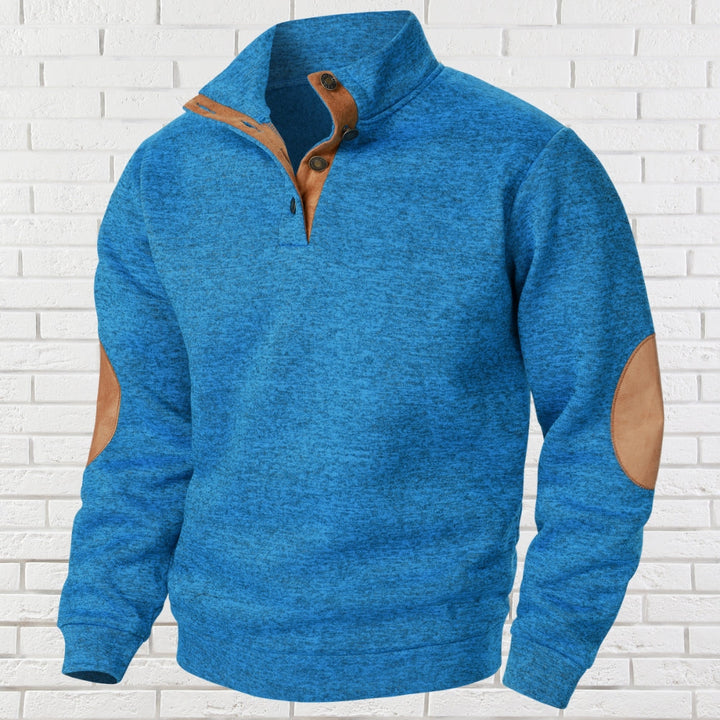 Harry™ | Comfortable Mens Sweater with Stand-Up Collar