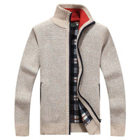 Liam | Quilted Zip-Front Cardigan Vest for Men