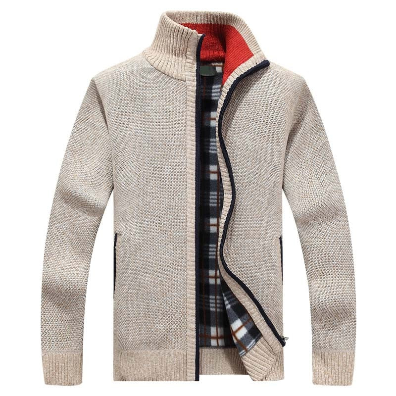 Liam | Quilted Zip-Front Cardigan Vest for Men