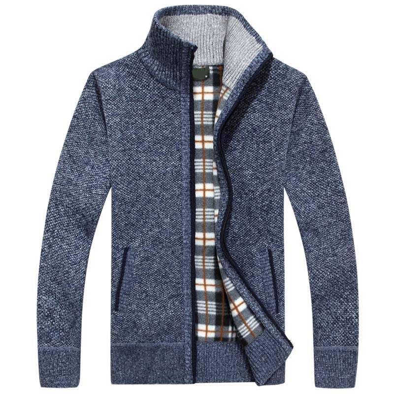 Liam | Quilted Zip-Front Cardigan Vest for Men