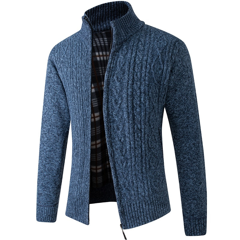 Liam | Quilted Zip-Front Cardigan Vest for Men