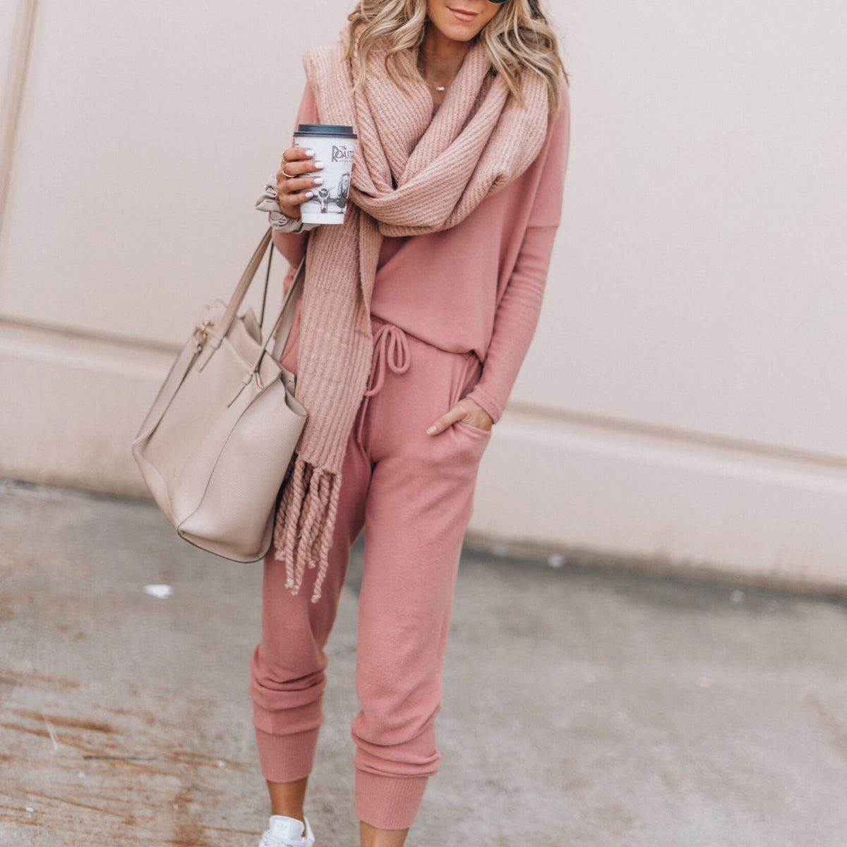 Nessa | Ribbed Long Sleeve Loungewear Set for Women