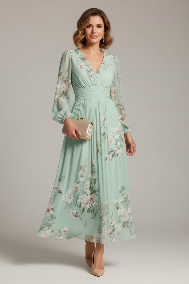 Isabella | Floral Midi Dress for Women 1