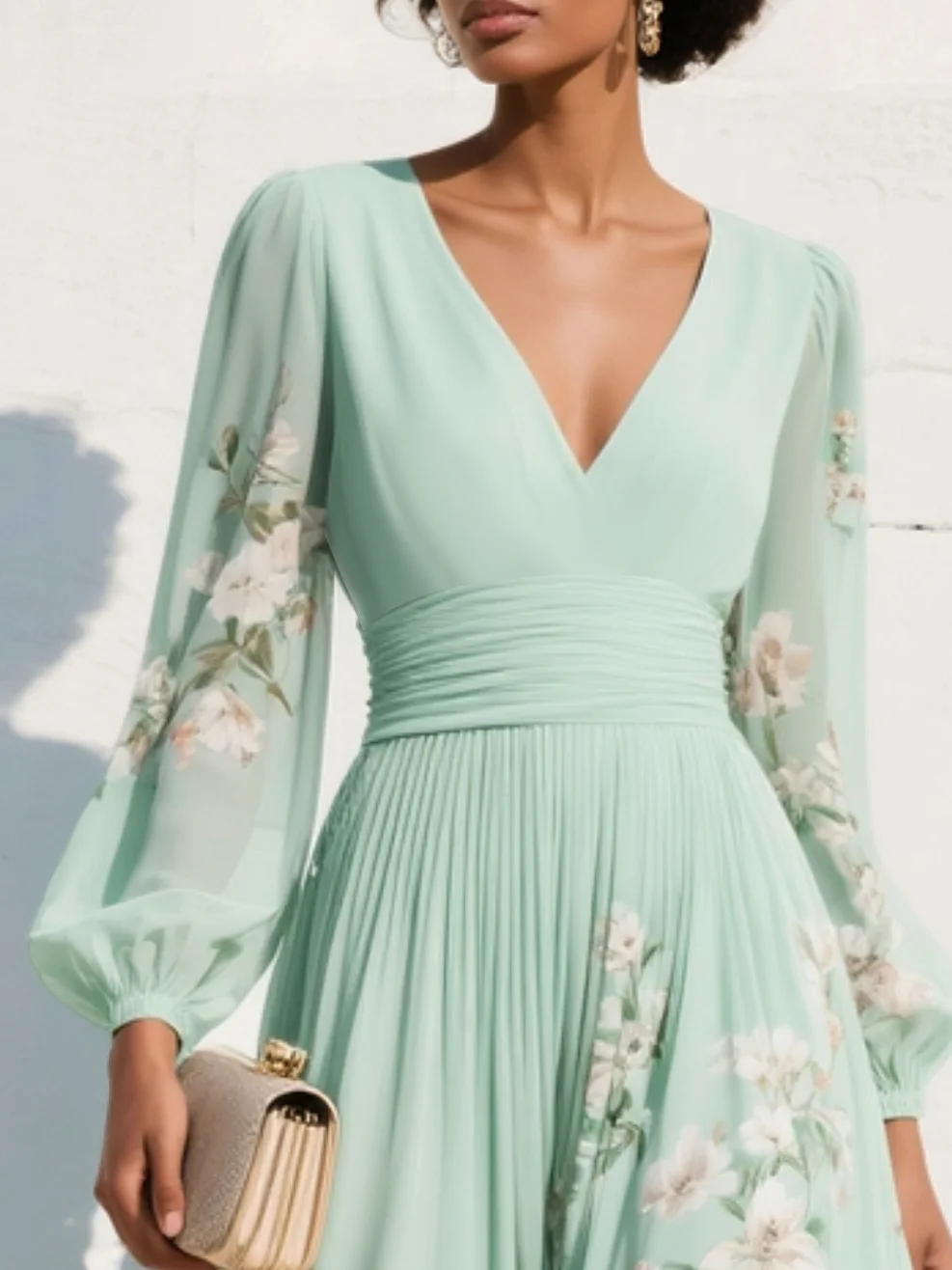 Isabella | Floral Midi Dress for Women 4