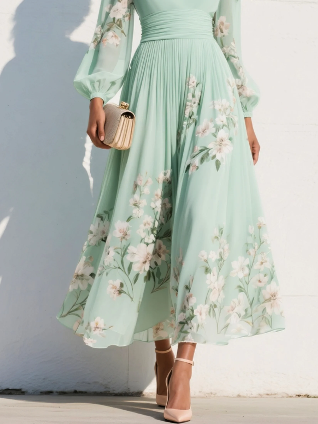 Isabella | Floral Midi Dress for Women 5