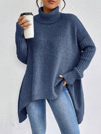 Isla | Women's Oversized Turtleneck Sweater, Cozy Fit