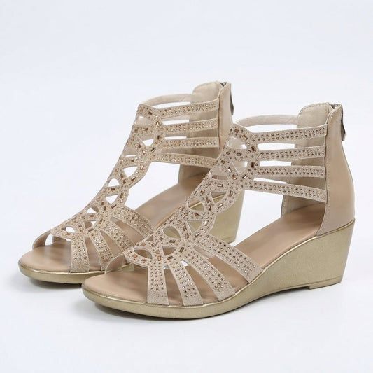 Jeanette | Women's Sandals with Elegant Cutout Design 0