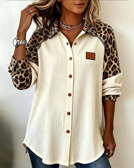 Jordana™ | Chic Leopard  Shirt