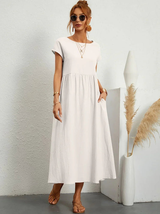 Ellianna™ | Effortless Cotton Dress