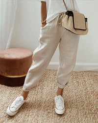 Juli | Women's Wide Leg Pants High-Waist Flowy Elegant
