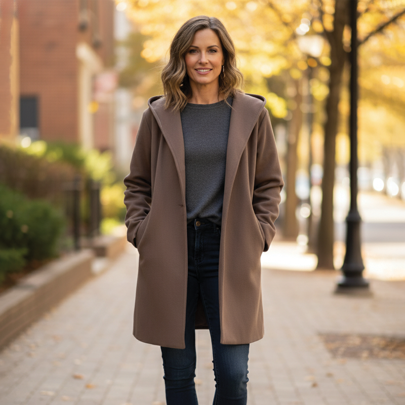 Adelaide | Quilted Hooded Oversized Winter Coat for Women